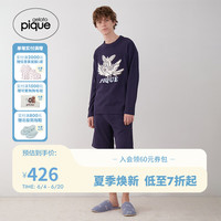 gelatopique24春夏新品男女同款睡裤卡通画半边绒短裤PHNP241971