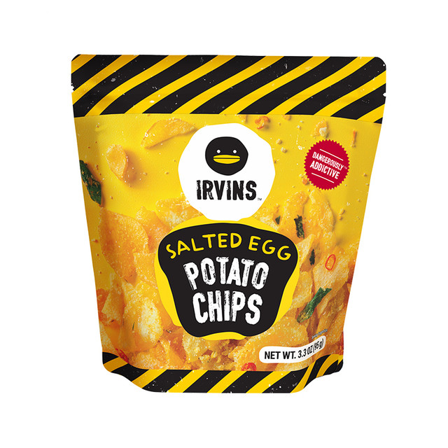 IRVINS 新加坡进口特产IRVINS咸蛋黄薯片酥脆休闲即食零食95g