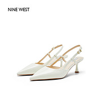 88VIP：NINE WEST 玖熙 绝对慕斯包头凉鞋夏季尖头法式细跟女