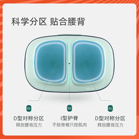 7C 七西腰部按摩器按摩仪颈椎腰背部肩颈按摩枕斜方肌揉捏神器家用无线款