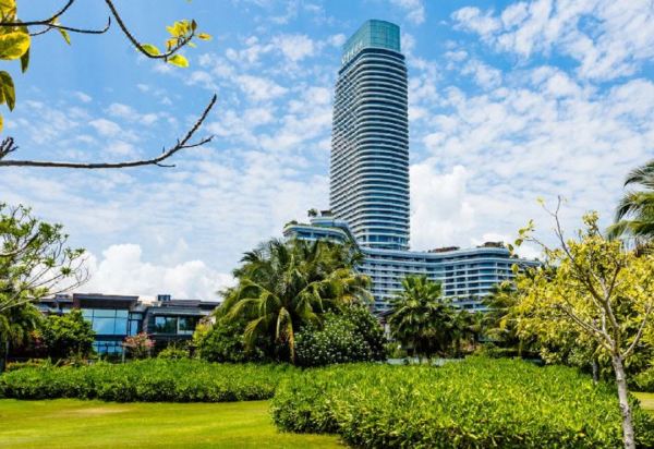 瑰丽同款view,只要166/晚!海上居海景度假公寓(三亚海棠湾店) 云霞 | 轻奢园景大床房 3晚(连住)