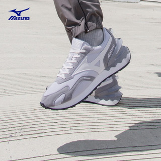  Mizuno/美津浓 经典复古 男士运动鞋  10/浅灰/中灰/白 41