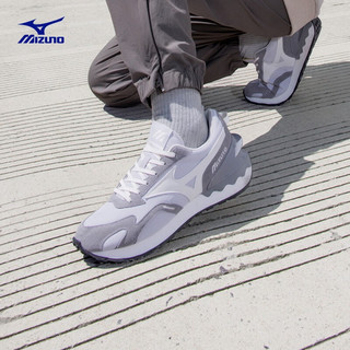  Mizuno/美津浓 经典复古 男士运动鞋  10/浅灰/中灰/白 41