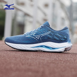 Mizuno 美津浓 WAVE INSPIRE 20 男子运动跑步鞋+POLO衫+压缩长裤