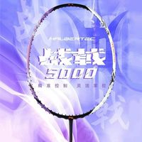 全新【战戟5000】李宁羽毛球拍 全碳素碳纤维专业控制型单拍