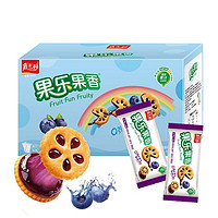 88VIP：嘉士利 果樂果香夾心餅干藍莓味果醬1000g零食小吃禮盒整箱 1件裝