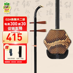 敦煌 牌二胡02A初学入门演奏系列二胡演奏上海民族乐器一厂 02A初学级二胡（带盒）