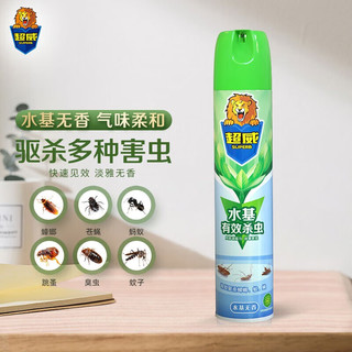 超威（SUPERB）杀虫剂喷雾剂家用杀虫驱蚊驱虫喷雾防蚊喷雾蟑螂喷雾茉莉清香 600mL 6瓶 超威杀虫气雾剂