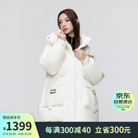 波司登冬季羽绒服女加厚中款舒适保暖外套B30145262