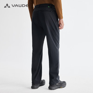 巍德（VAUDE）户外运动男士防风防泼水舒适软壳休闲通勤快干长裤VG2136309 VAUDE黑 S