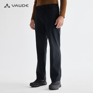 巍德（VAUDE）户外运动男士防风防泼水舒适软壳休闲通勤快干长裤VG2136309 VAUDE黑 S