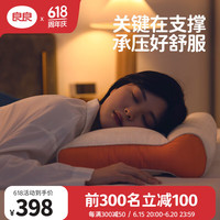 良良(liangliang)儿童枕头 家用成人睡眠软管枕高度可调护护颈枕 大人枕 匀压枕中号 无枕套 【慢波深睡静音】