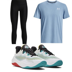 UNDER ARMOUR 安德玛 库里Curry Splash 24 AP 男女运动篮球鞋+运动长裤+运动T恤