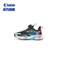 乔丹QIAODAN商场同款童鞋男小童2024秋季旋钮扣防滑平衡车儿童运动鞋