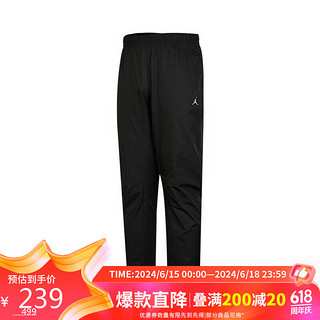 NIKE 耐克 男子长裤AS M J ESS CROP PANT运动裤DR3095-010 黑色 L码