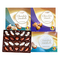 CorNichE 可尼斯 比利时可尼斯贝壳巧克力心形海螺夹心节日礼物礼盒零食