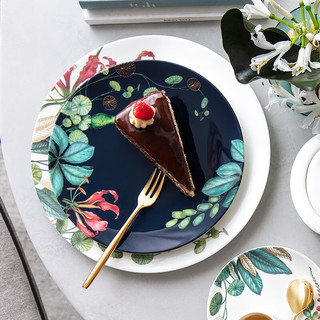 德国唯宝（Villeroy&Boch）繁花系列 骨瓷餐具套装 家用深盘平盘创意ins花卉 乔迁 4人食 13头