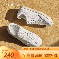 SKECHERS 斯凯奇 凯奇（SKECHERS）Skechers斯凯奇男士运动板鞋210742 白色745 40.00