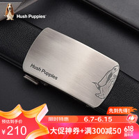 暇步士（Hush Puppies）皮带男自动扣男士腰带高端商务宴会腰带礼盒父亲节实用送父亲 130cm