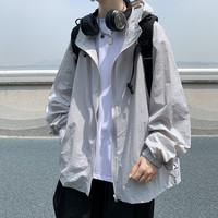牧唯 美式复古防晒上衣男夏季薄款速干青年潮流牌夹克情侣装宽松外套