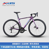 百亿补贴：XDS 喜德盛 公路自行车2024款桶轴版AD300线拉油碟18速破风车架健身