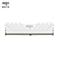 aigo 爱国者 16G DDR4 3200MHz 台式机内存条 马甲条 承影白色款