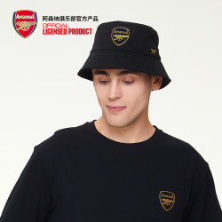 Arsenal 阿森纳 旗舰店官方正品夏季新款黑金渔夫帽遮阳帽防晒男女