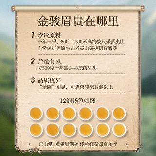 正山堂茶业金骏眉传统正山小种武夷红茶特级红茶茶叶组合装