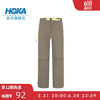 HOKA ONE ONE OKA ONE ONE 男款春季户外运动裤OUTDOOR PANT CHN 宽松立体版型 苔痕绿 S