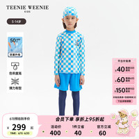 Teenie Weenie Kids小熊童装24夏季UPF50+防晒男童上下衣套装 深蓝色 160cm