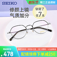 SEIKO 精工 店内HO/TS精工镜框（任选一副） + 凯米 1.67防蓝光U6镜片
