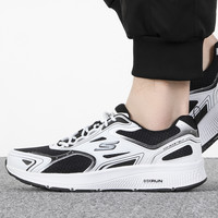Skechers斯凯奇男鞋缓震透气跑步鞋复古时尚运动休闲鞋894054-BKW