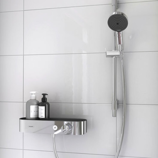 hansgrohe 汉斯格雅 沛适飞系列 手持花洒套装 镀铬色 置物台龙头款