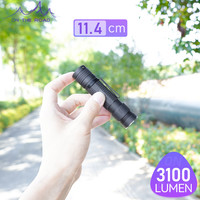 ON THE ROAD在路上在路上M9X迷你强光手电筒 21700小手电USB直充电户外防水防身超亮 战术版3100流(半按点射 全按锁定