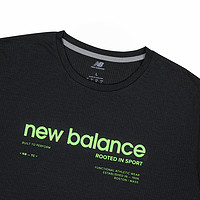 new balance NB官方24夏季男款跑步运动舒适针织短袖T恤MT41255