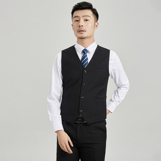 海派浩宇 正装马甲男装商务修身马夹V领背心