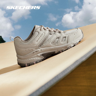 斯凯奇（Skechers）芷山户外徒步鞋登山鞋 专业耐磨防滑男女运动鞋 180022/237379 女款-灰褐色/TPE 35