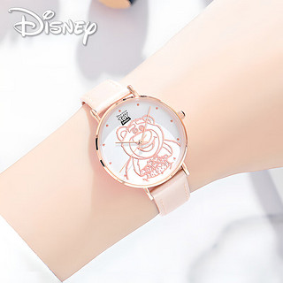 Disney 迪士尼 手表女款中初中生高中生女生少女草莓熊轻奢小众女士腕表