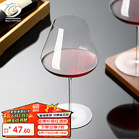 MULTIPOTENT 葡萄酒杯红酒杯无铅水晶玻璃高脚杯超薄款单支3号760ml