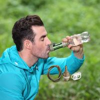 miniwell 单兵净水 家用过滤 生命应急吸管 重力净水袋便携户外过滤器 野营徒步酒店过滤L630 L630-DIY版