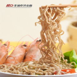 超Q 荞麦方便面非油炸减0低脂肪粗粮代餐主食整箱面饼纯速食面条
