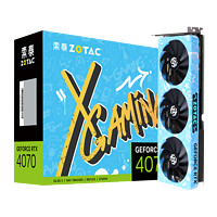 移动端、京东百亿补贴：ZOTAC 索泰 GeForce RTX 4070 Ti - 12GB天启 AMP 独立显卡游戏电脑 RTX4070Ti  X-GAMING OC
