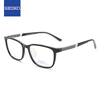 SEIKO 精工 ASSET系列[免费配镜]儿童眼镜框架AK0090 BL+豪雅新乐学1.59镜片