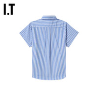 COMME des GARÇONSIT CDG PLAY COMME des GARCONS川久保玲童装时尚条纹短袖衬衫