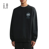 it fingercroxx男装圆领卫衣休闲秋冬简约潮流套头衫00368XL