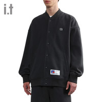 it RUSSELL ATHLETIC男装按扣卫衣休闲秋冬活力外搭3059LXK