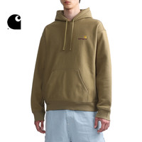 Carhartt WIP卫衣男装秋冬经典LOGO刺绣连帽卡哈特23I279L KHX/深卡其 M