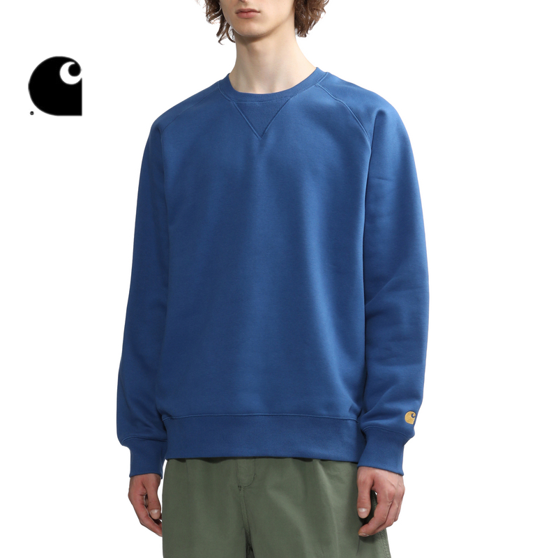 Carhartt WIP卫衣男装春秋经典金色LOGO刺绣圆领卡哈特3I383L