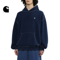 Carhartt WIP卫衣男装春季经典LOGO刺绣宽版蓝染连帽241014M