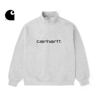 Carhartt WIP卫衣男装秋冬经典LOGO字母刺绣半拉链立领23A037L NYX/藏青色 S